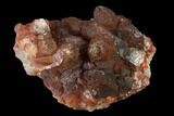 Natural, Red Quartz Crystal Cluster - Morocco #137459-1